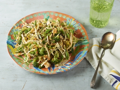 tahini asian slaw