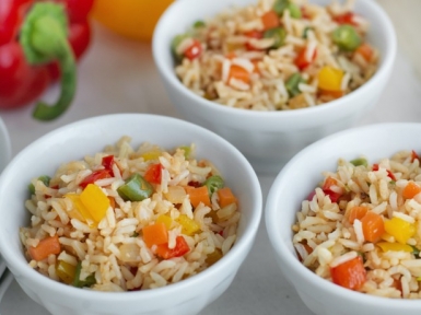 veggie rainbow fried rice