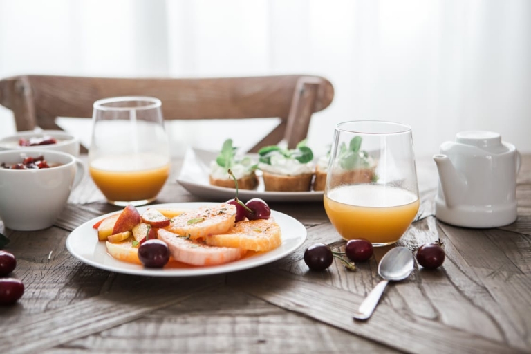 fruit juice orange breakfast