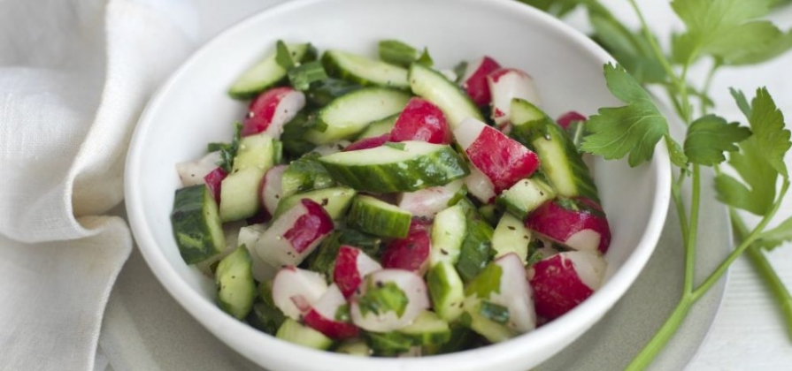 cucumber and radish salad