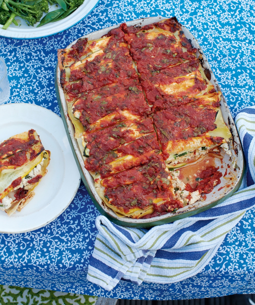 vegan lasagne with tofu and zucchini - Calgary Avansino | eat.feel.live.well