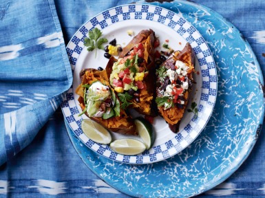 stuffed sweet potatoes