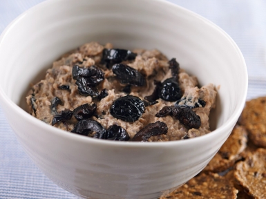 simple black olive and caper dip