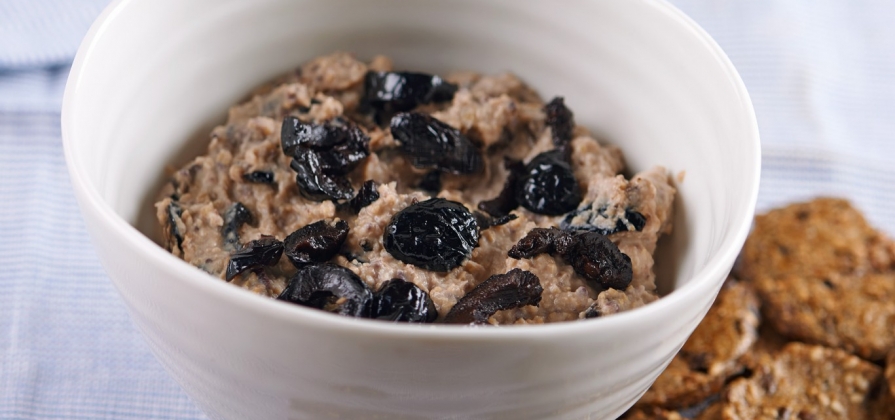 simple black olive and caper dip