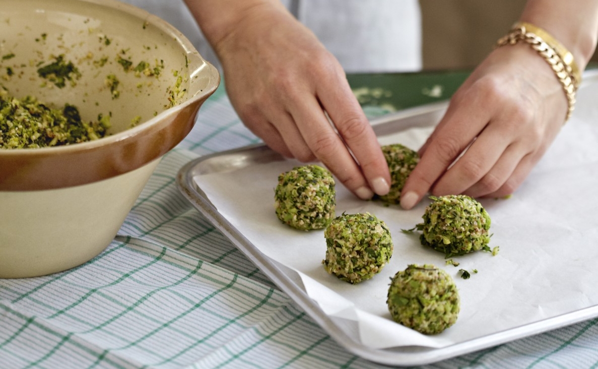broccoli 'meatballs' - Calgary Avansino