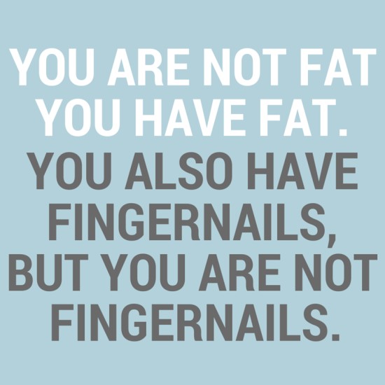 You are not fat